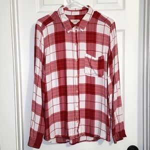 Universal Threads long sleeve plaid shirt Sz XXL